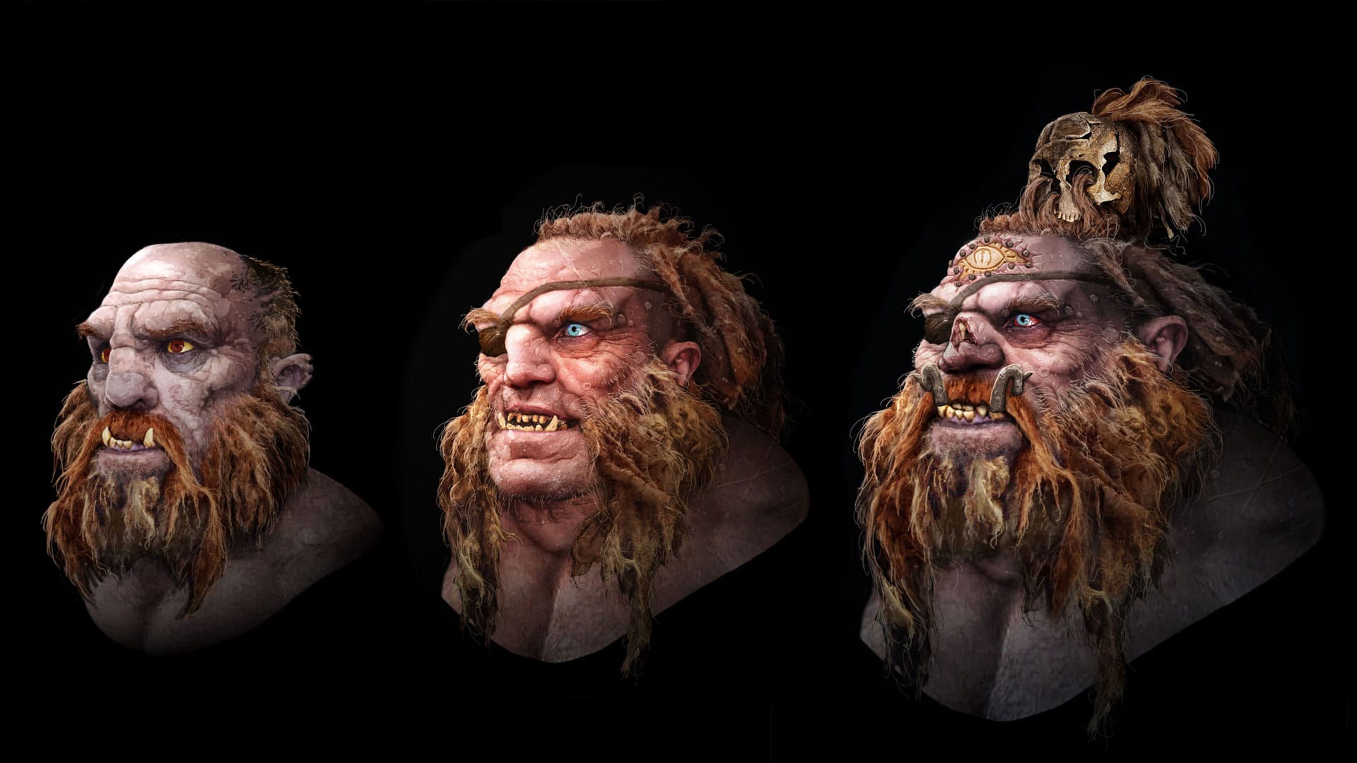 Designing Creature Makeup for Film in Photoshop